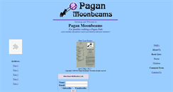 Desktop Screenshot of paganmoonbeams.com